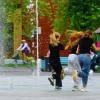 ..подростковые  игры с фонтаном в городском парке.. :: galalog galalog