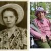 Моя мама. Слева 1949г. (19лет) и август 2026г. (96 лет). :: Наташа *****