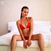 Фотосессия портрета девушки в студии: смелые позы в купальнике на кровати в Москве :: Александр ALDemch Демченко