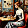 в кафе. :: Mila 