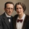 Erwin Schrödinger & Annamarie Bertel :: Serg _