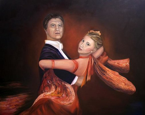 Картина Юлии Зелинской "Танго мясника"