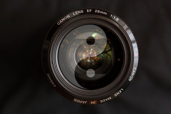 Инь и ян фотографии. Мастер и художник