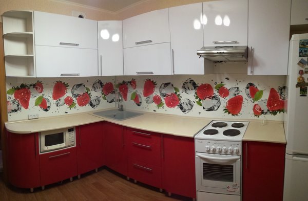 Фартуки для кухни Лед и Фрукты