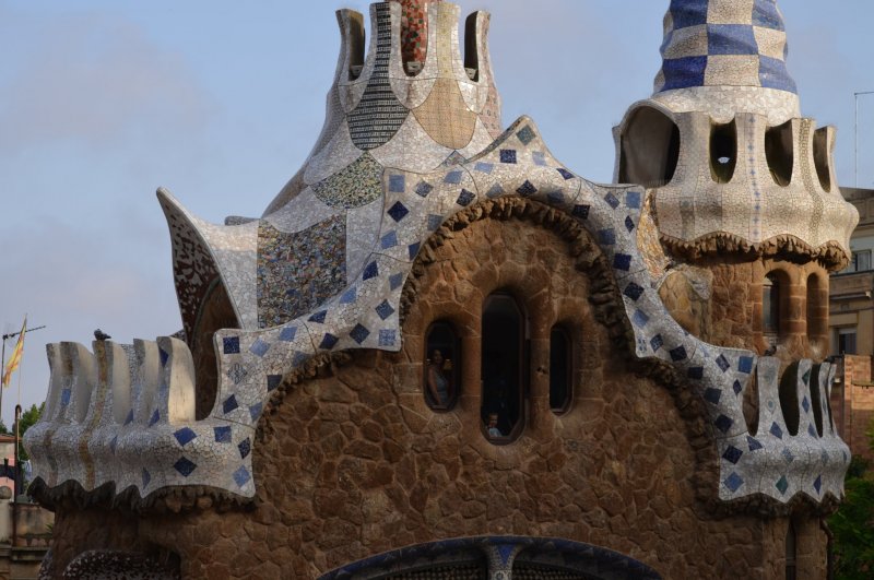 Барселона, Парк Гуэль-пряничные домики! - №8 Барселона, Парк Гуэль-пряничные домики! - №8