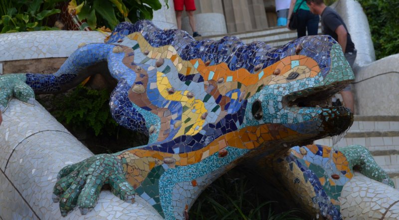 Барселона, Парк Гуэль-пряничные домики! - №20 Барселона, Парк Гуэль-пряничные домики! - №20