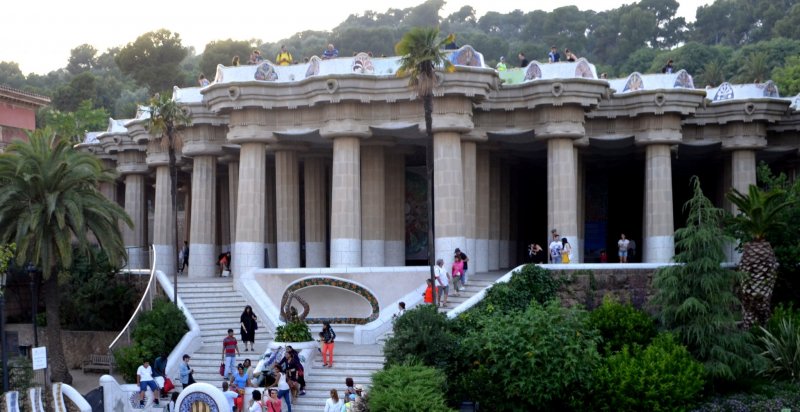 Барселона, Парк Гуэль-пряничные домики! - №32 Барселона, Парк Гуэль-пряничные домики! - №32