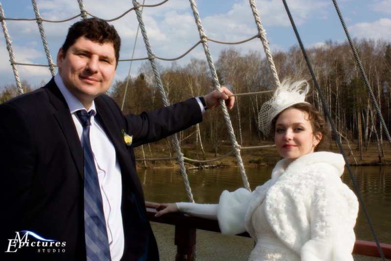 жених и невеста на озере жених и невеста на озере