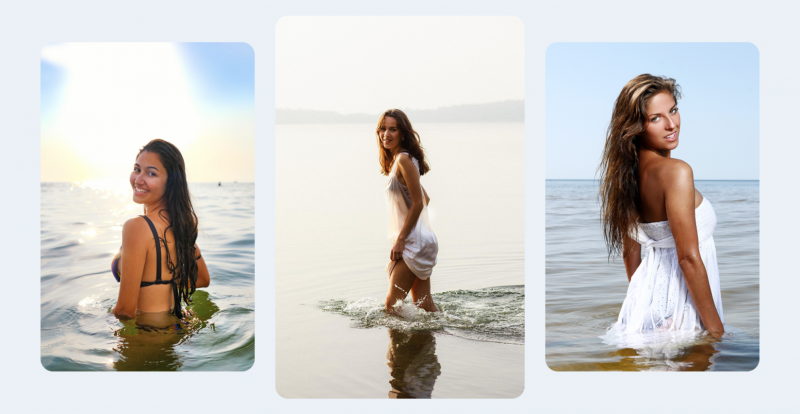 Красивые позы и идеи для фото на море - №4 Красивые позы и идеи для фото на море - №4