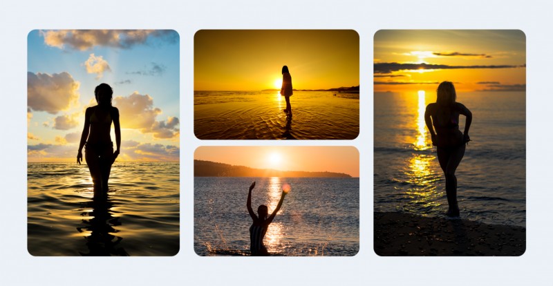 Красивые позы и идеи для фото на море - №11 Красивые позы и идеи для фото на море - №11