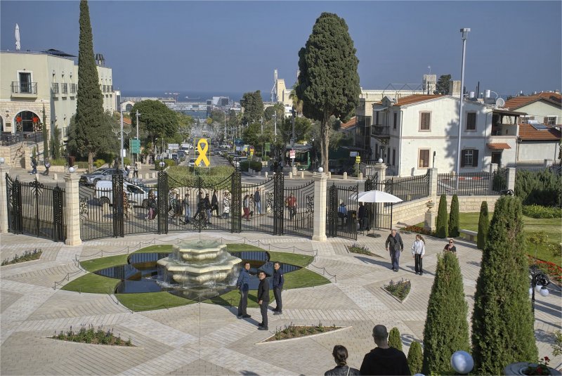 Хайфа  Бахайские сады и усыпальница Баба. Цетр бахайской религии *север страны * Израиль  2025г